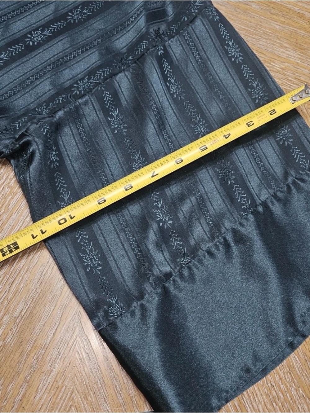 Vintage 1980s Victoria’s Secret Gold Label Dark Green Silky Kimono Robe PS - Picture 13 of 14